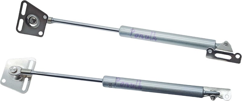 Ponulk 100N/22LBS Gas Struts for Heavy Lid, 11.5 Inch Gas Spring Hinge,Soft Close Lid Supports,Gas Strut Lift Support,Support Gas Spring Suit for Trap Door Hinges-2 Pack - Image 4